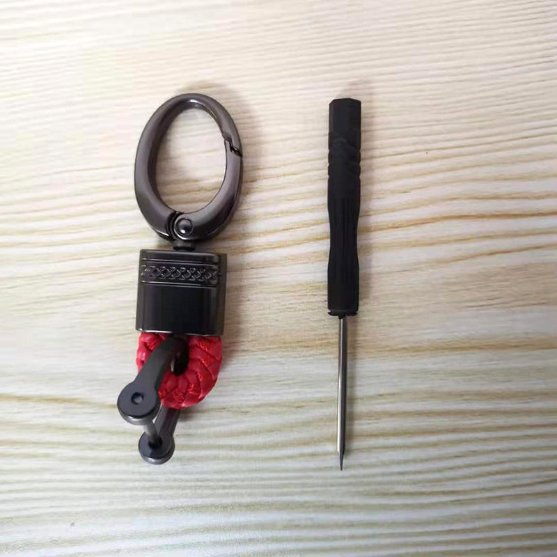 Wholesale Woven Rope Alloy Keychains